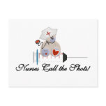 Teddy Bear Nurses Call the Shots T-shirts and Gift Postcard