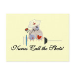 Teddy Bear Nurses Call the Shots T-shirts and Gift Postcard