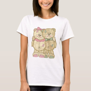 Teddy Bear Pair - Original Colors T-Shirt