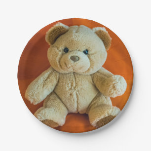 Teddy bear paper plate