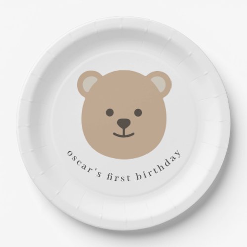 Teddy Bear Paper Plates