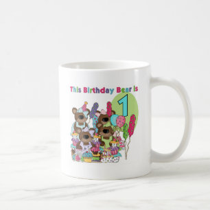 Teddy Bear Party 1st Birthday tshirts and Gifts Coffee Mug