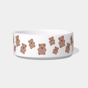 Teddy Bear Pet Food Bowl
