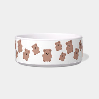 Teddy Bear Pet Food Bowl