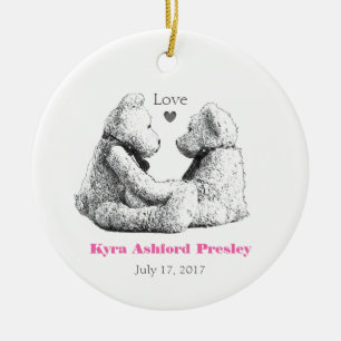 Teddy Bear Photo Ornament HAMbyWG