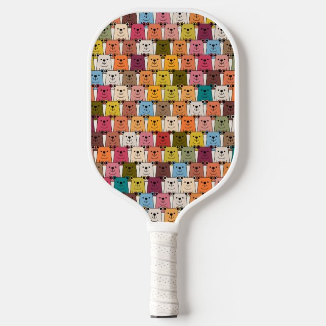 Teddy Bear Pickleball Paddle (Front)