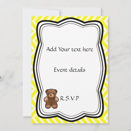 Teddy Bear Picnic Baby Shower Invitation Zazzle