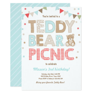 picnic birthday invitations zazzle