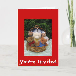 Teddy Bear Picnic Invitation