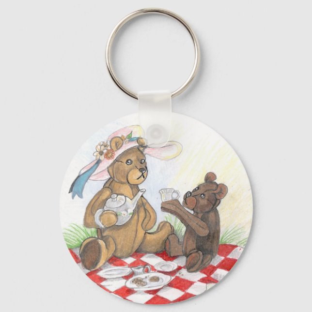 Teddy Bear Picnic~keychain Keychain (Front)