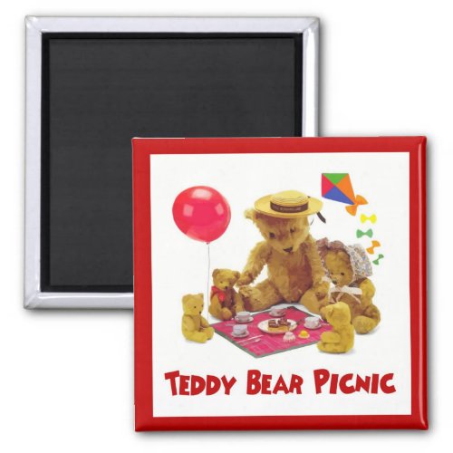 Teddy Bear Picnic Magnet