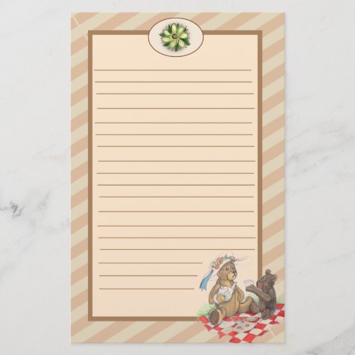 Teddy Bear Picnic Stationery