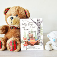 Teddy bear picnic woodlands animals birthday party