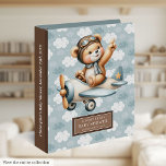 Teddy Bear Pilot Baby Boy Keepsake Album Binder