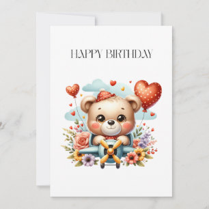 Teddy Bear Pilot Birthday