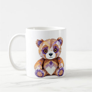 Teddy Bear Playful Adorable Fun Animal Colorful Coffee Mug