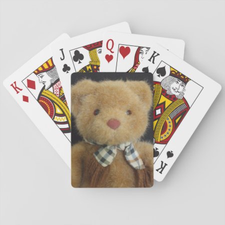 Teddy Bear Playing Cards