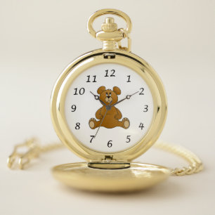 Teddy Bear Pocket Watch