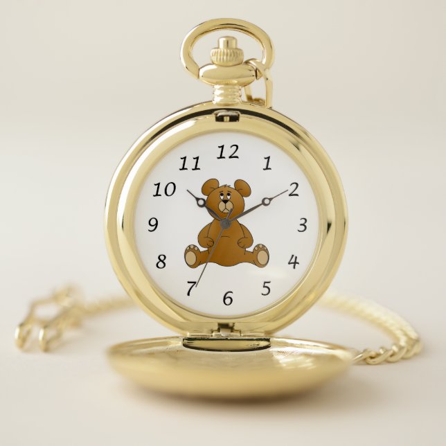 Teddy Bear Pocket Watch (Inside)