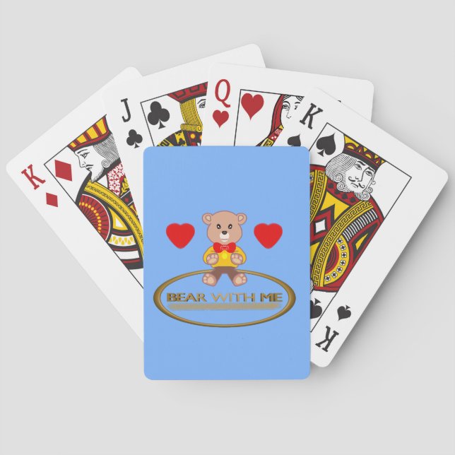 Teddy Bear  Poker Cards (Back)