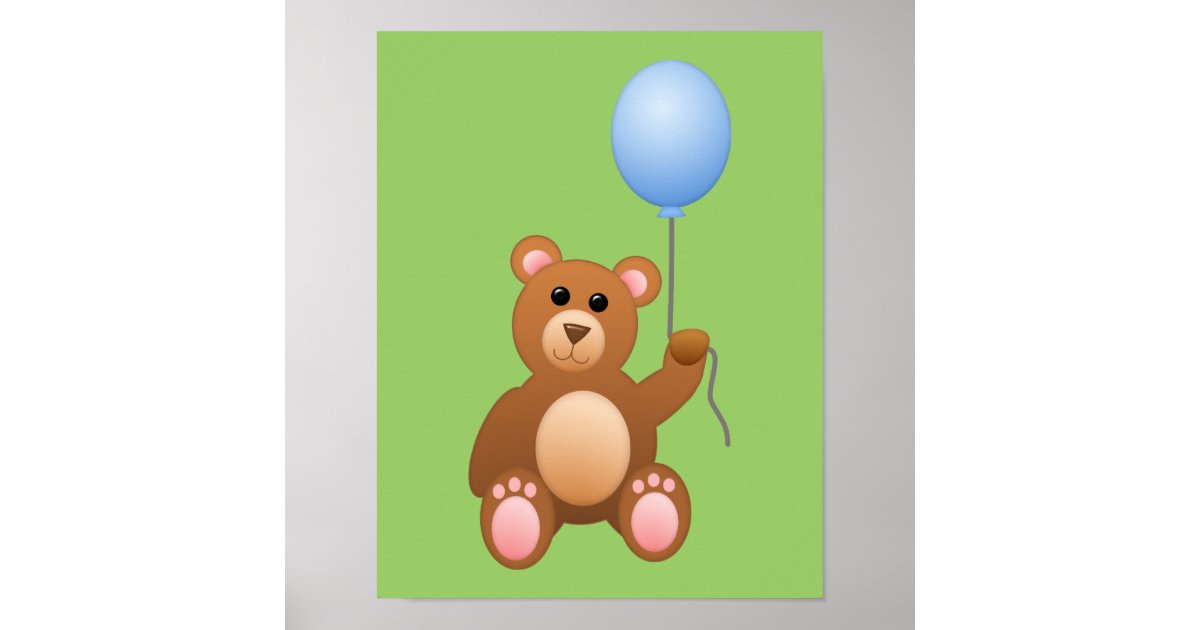 Teddy Bear Poster Zazzle