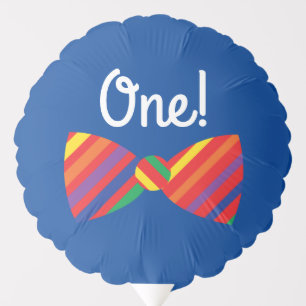 Teddy Bear Rainbow Cute Kid's Birthday Party Balloon