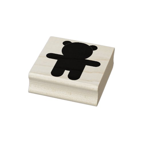 teddy bear rubber stamp