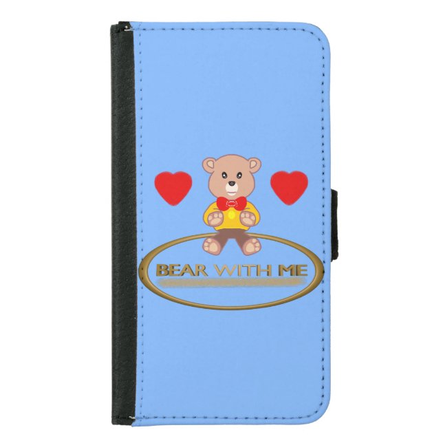 Teddy Bear  Samsung Galaxy Wallet Case (Front)