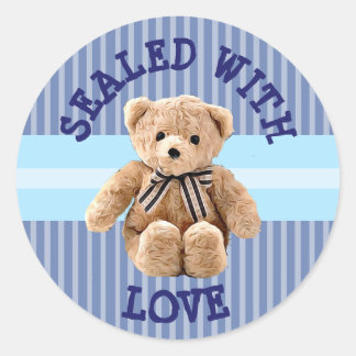 Teddy Bear Sealed with Love Sticker