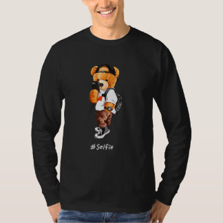 Teddy Bear Selfie So Cool For Mens Womens Kids T-Shirt