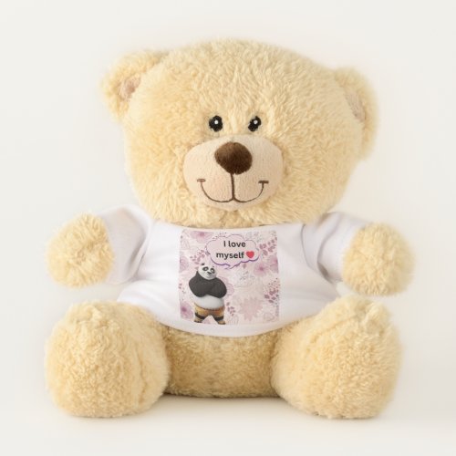 Teddy Bear Serenity Reflected Pond Image Pillow 