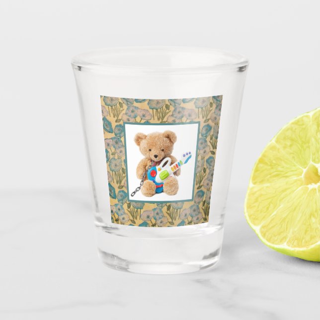 Teddy Bear Shot Glass (Front)