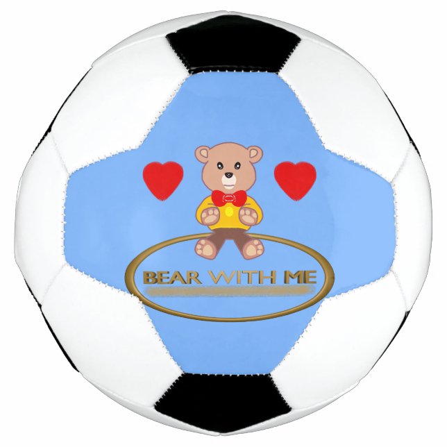 Teddy Bear  Soccer Ball (Front)