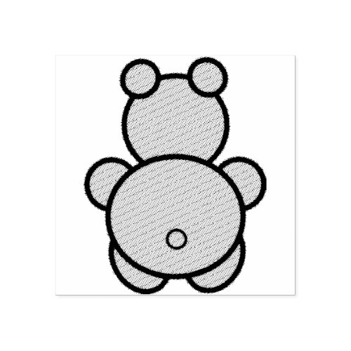 Teddy bear stamp