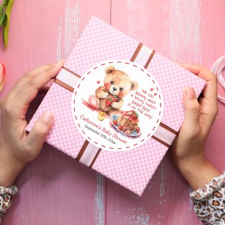 Teddy Bear Strawberry Pancake Brunch Baby Shower