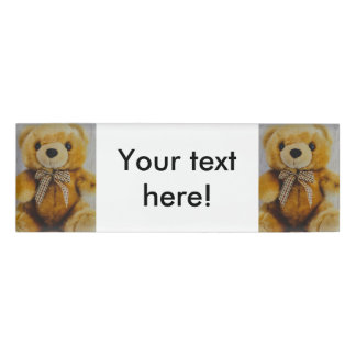 Bear Name Tags & Badges | Zazzle