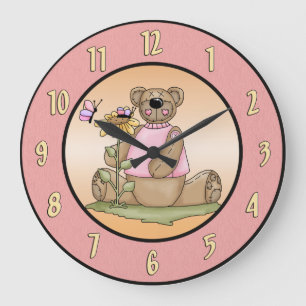 Teddy Bear Summer Wall Clock