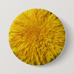 Teddy Bear Sunflower Button