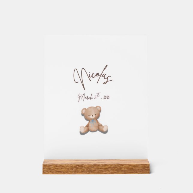 Teddy Bear Table Decor (Front)