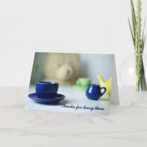 Teddy Bear Tea Time Mothers Day Card