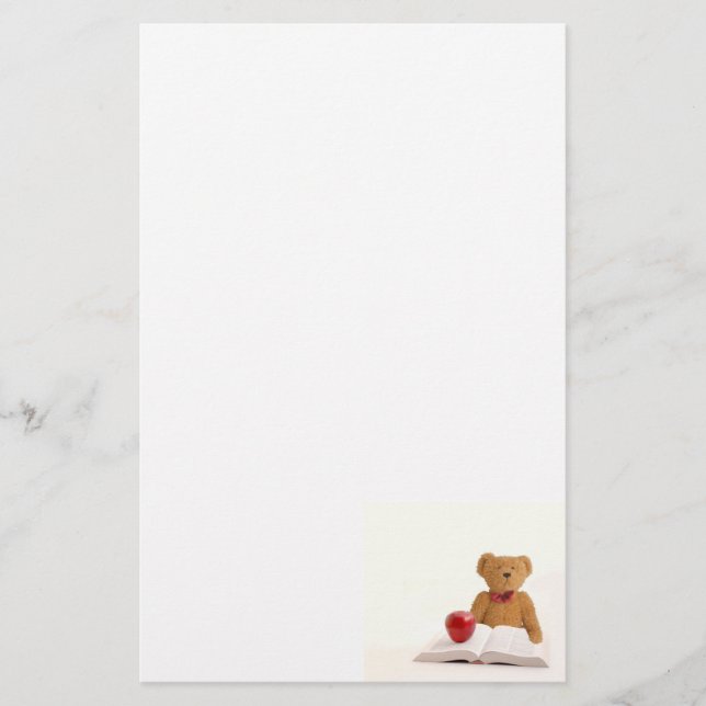 Teddy bear teacher stationery (Front)