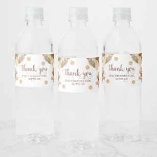 Thanksgiving Party Water Bottle Sticker Labels Set of 20 Give Thanks 