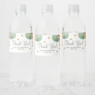 Baby Shower Water Bottle Labels | Zazzle