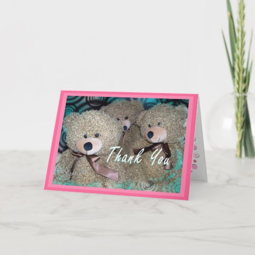 Teddy Bear Thank You_ customize any occasion Thank You Card