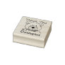Teddy Bear Thank You Rubber Stamp