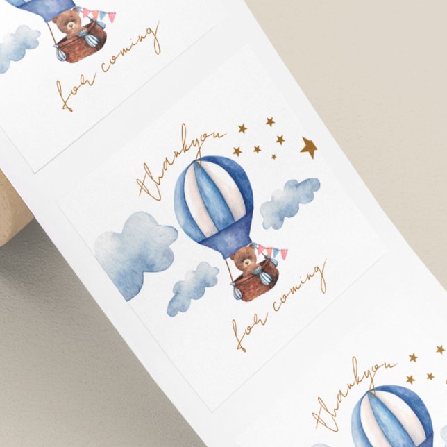 Teddy Bear Thankyou For Coming Square Sticker (Creator Uploaded)