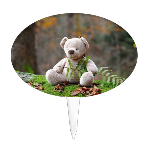 Teddy Bear the Traveler Cake Topper