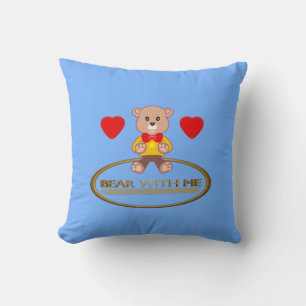 Teddy Bear Throw Pillow
