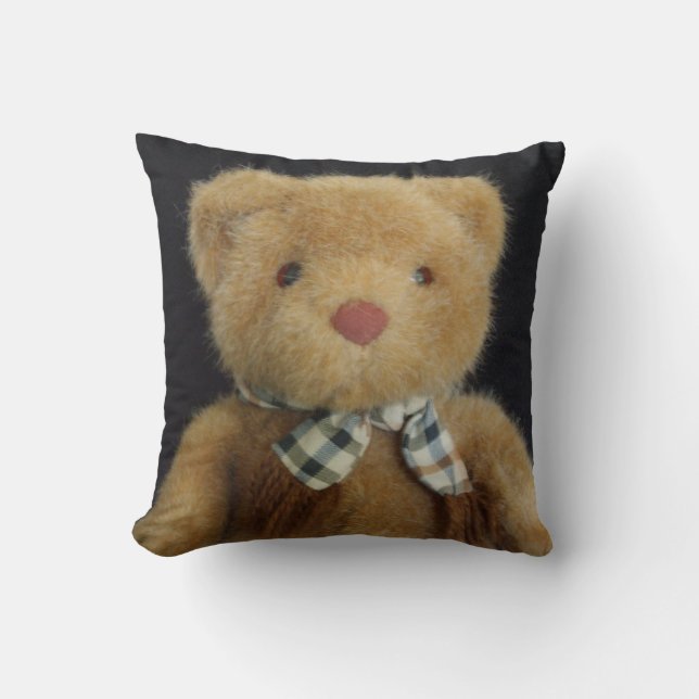 Teddy Bear Throw Pillow (Front)