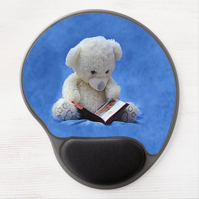 Teddy Bear Time to Read, KOA Gel Mouse Pad (Front)